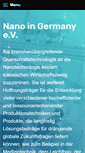 Mobile Screenshot of nanoingermany.de