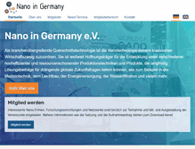Tablet Screenshot of nanoingermany.de